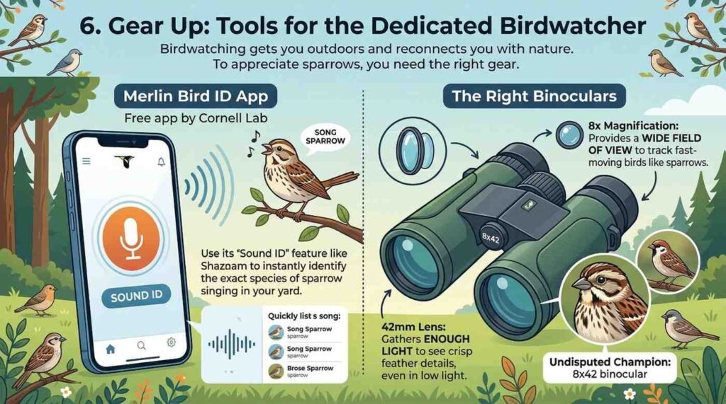 6. Gear Up: Tools for the Dedicated Birdwatcher