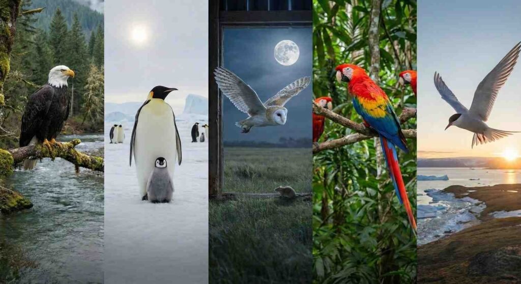 Profiles of Iconic Wild Birds