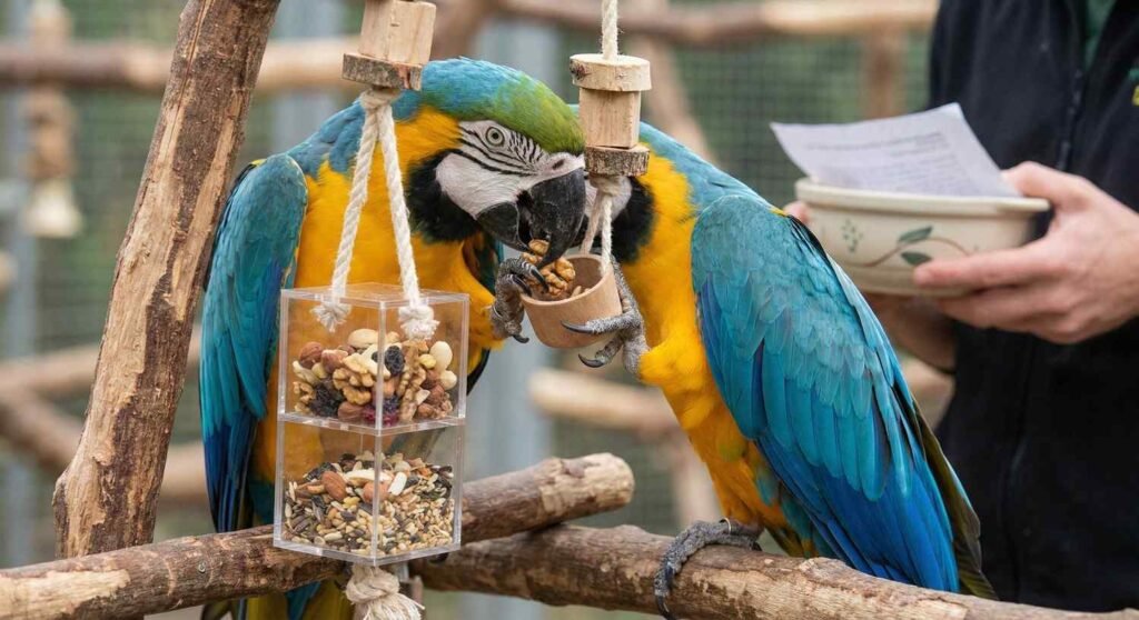 Parrot Diet: The Complete and Comprehensive Guide to Feeding Your Parrot (2026) V. Dining with Difficulty: Why Free Food Creates Bad Birds