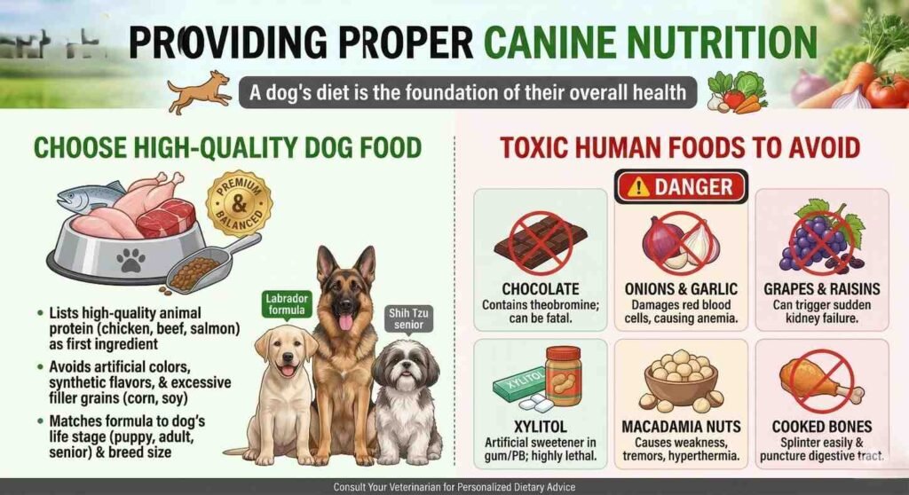 2. Providing Proper Canine Nutrition