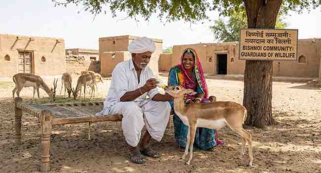 The Blackbuck (antilope Cervicapra): India’s Painted Spirit Of The Grasslands The Cultural Connection: The Bishnoi Community