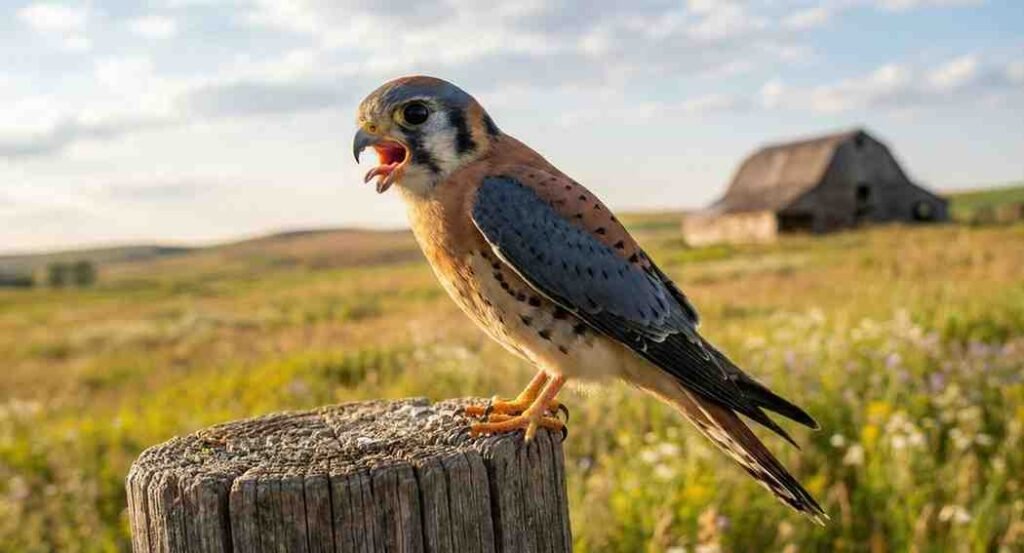 The American Kestrel Cry