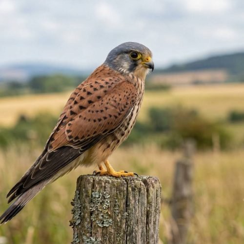 The Bird Kestrel Falcon: